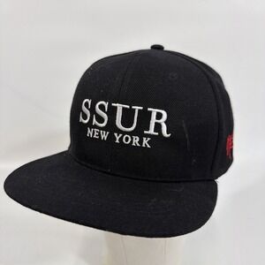 New SSUR New York SnapBack Black Hat